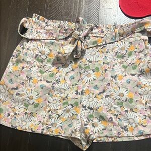 LC Lauren Conrad Floral High Waist Shorts - Multicolor
